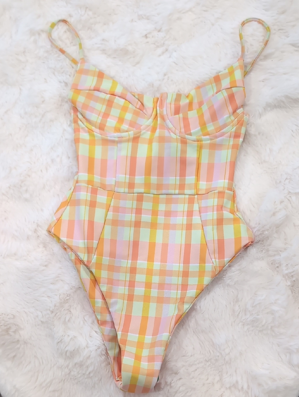 Skatie Plaid One-Piece